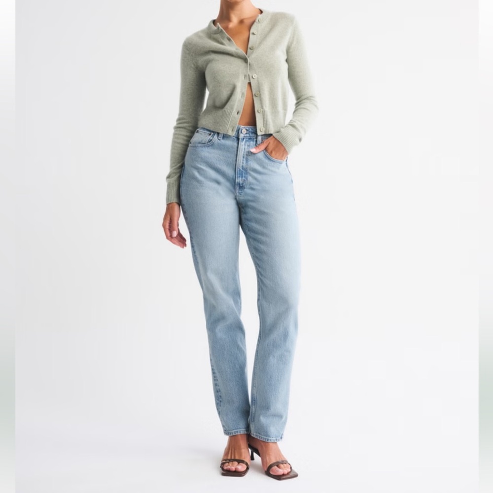 Abercrombie & Fitch Light Blue High Rise Jeans